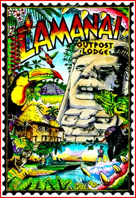 Lamanai poster art